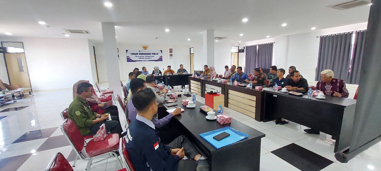 RSUD Sambas menyelenggarakan Forum Komunikasi Publik dengan tema Sinergitas Pelayanan RSUD Sambas