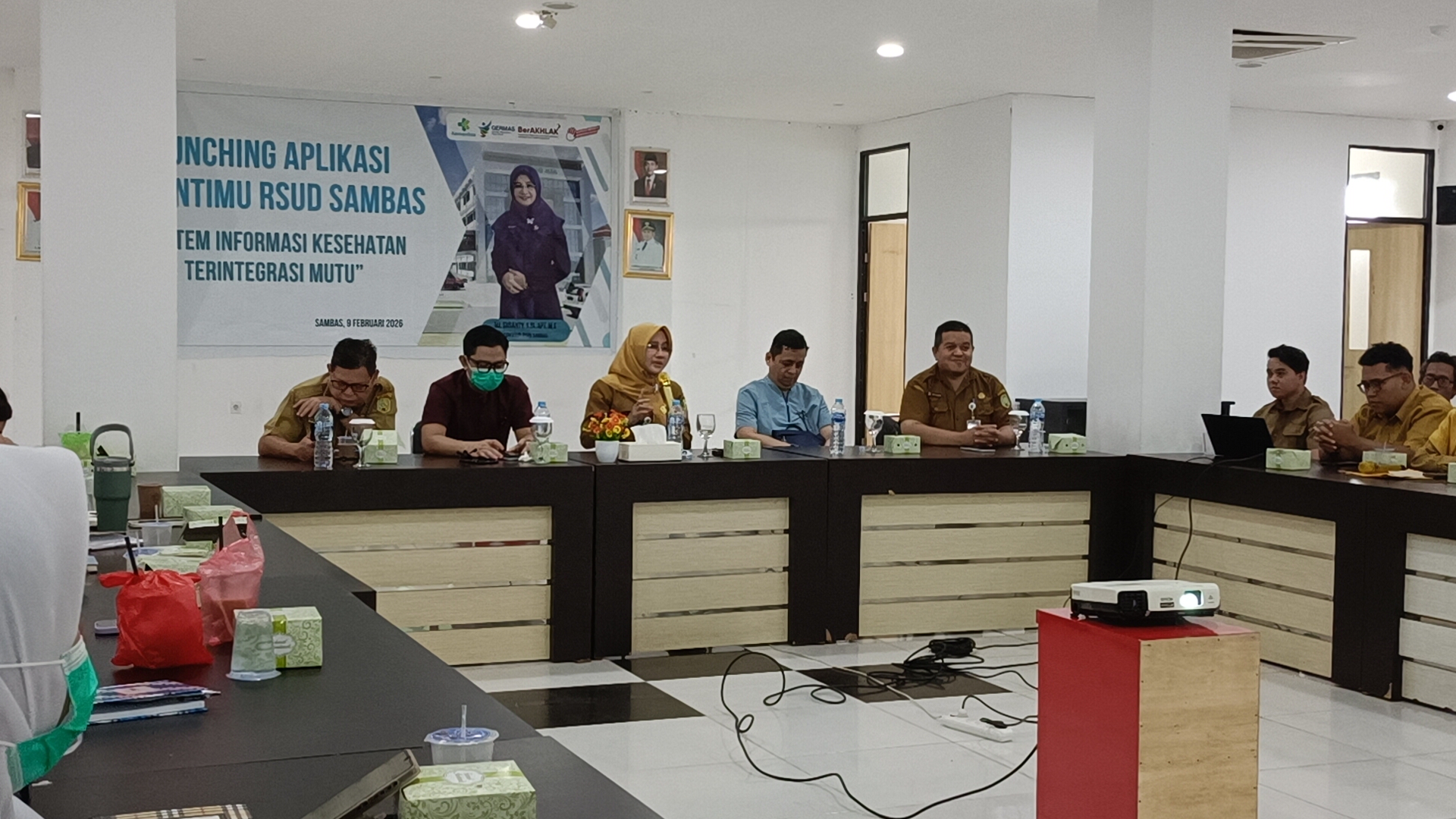Launching Aplikasi SI-SANTIMU ( Sistem Informasi Kesehatan Terintegrasi Mutu ) RSUD Sambas